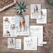 Eenvoudig Modern Script Afstuderen advies & wensen