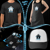 Professionele Eenvoudige Logo Schoonmaakdiensten Z Visitekaartje