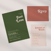 Eenvoudige retroflectraliebuizen | Olive Green Wed Gastenboek