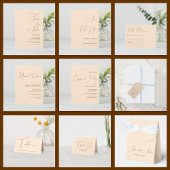 Blush Background Minimalism Save The Date