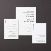 Modern Wedding RSVP Kaartje (Personaliseer de collectie van deze zelfstandige maker.)