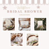 Wildflower Bridal Shower Bedankkaart