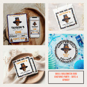 Skull Halloween 1e verjaardag Kostuumfeest Kaart