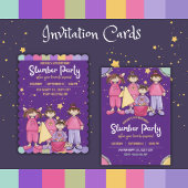 Slumber Verjaardagsfeest met Vrienden Uitnodiging