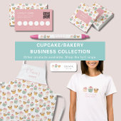 Gepersonaliseerde cupcake Patroon Keuken Bakkerij Schort