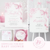 Baby Het is koud buiten roze Baby shower Kaart