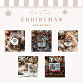 10 Photo Snowflakes Christmas Mr and Mrs  Feestdagenkaart