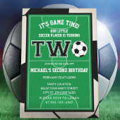 Voetbal Tweede Verjaardag Water Fles Label Waterfles Etiket