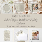 Rustieke familie kerst Kaart | Fotocollage