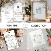 ZACHT BLAUW ROZE BLOEMEN VRIJGEZELLENFEEST DATE NI KAART