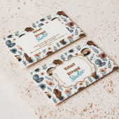 Soft Floral Lash Artist Beauty Studio Bedankkaart