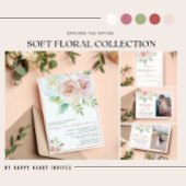 Bride en Groom Names Mauve Wedding Uitnodiging Uitnodigingen Wikkel