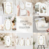 Zachte Pastel  Spring Garden Floral Wedding Kaart