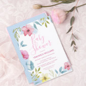 Het is een meisje! Baby Roze retouradres Etiket