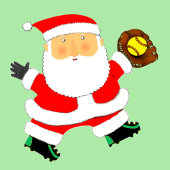 Softball-kerstcadeautje Satijnen Lint