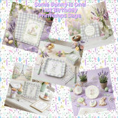 Spandoek 1e verjaardag Some Bunny is One