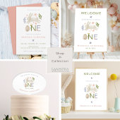 Some Bunny is een Schattige meisje 1e verjaardag f Kaart