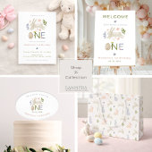 Schattigee Waterverf Bloemenmeisje Happy Birthday Vlaggetjes