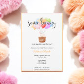 Rainbow Balloon Bunch Bunny Bingo spel Informatiekaartje