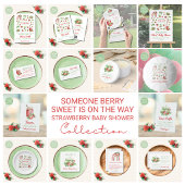 Aardbeien Baby Shower Uitnodiging Bes Zoet