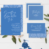 Iets blauws voor ik trouw bruidsboeket papieren bekers