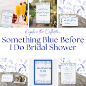 Iets blauw Welkom bij Vrijgezellenfeest Acryl Bord