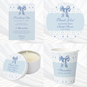 Boog Kant Iets Blauw Vrijgezellenfeest Papieren Bekers