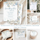 Iets Blue Bridal Display Shower Informatiekaartje