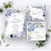 Iets blauw voordat ik Hydrangea Vrijgezellenfeest  Sparkling Wijnetiket