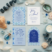 That's Amore Mediterranean Cobalt Blue  Papieren Bordje