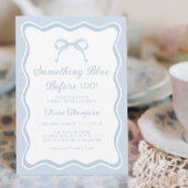 Blauwe Boog Bruidsbruiloft Raad hoeveel kusjes Poster