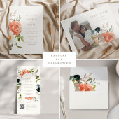 Ivory bruiloft paar retour adres label