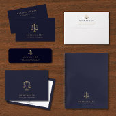 Geborsteld Gouden Schaal Law Note Kaart Notitiekaartje