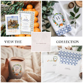 Kerstmis Citrus Botanische Bloemen | Vakantie Ronde Sticker