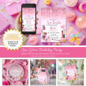 Spa Party Glam Girl Birthday Party Salon Favor Box Bedankdoosjes