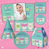 Lama pyjamafeest, logeerpartij, Foto Kaart