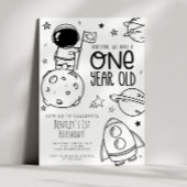 Ruimte 1e Verjaardagsfeestuitnodiging - Houston ON Kaart