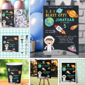 Space Astronaut Birthday Gift - Customizable" Cadeaulabel