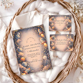 Space Rockets Stars Baby Shower Kaart