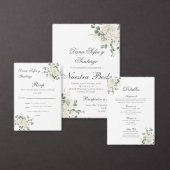 Spaans Elegant Bruiloft Kaart (Personaliseer de collectie van deze zelfstandige maker.)