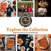 Gepersonaliseerde Spiderweb Halloween Feestdagenkaart