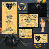 Gotische Mystieke Spirit Board Halloween Bruiloft Menu