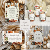 Spooktacular Halloween Ghost Pumpkin Baby Shower Papieren Bekers