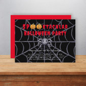 Spooktacula kinder halloween feest kaart