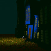 Echoes van het verlaten landhuis magneet