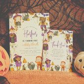 Schattige kostuumfeest Halloween Verjaardagsfeest Ronde Sticker