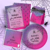 Glitter Ombre Spider Web Blauwgroen Roze Paars Bedankdoosjes