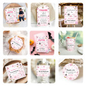 Schattigee Roze Geest Halloween 1e verjaardag Spandoek