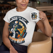 Grappig Halloween Verpleegster T-shirt