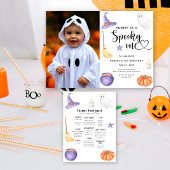 Spooky One First Birthday Milestone Verjaardag Poster